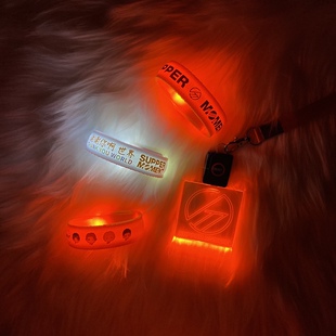 supper moment演唱会应援发光手环定制明星周边粉丝物料气氛道具