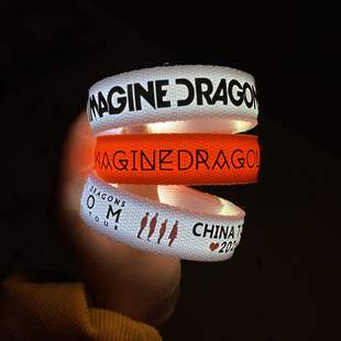 2026梦龙乐队LOOM演唱会应援发光手环定制周边物料气氛荧光棒道具