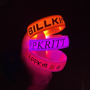BKPP马群耀林祎凯演唱会应援发光手环定制音乐节乐队周边荧光棒