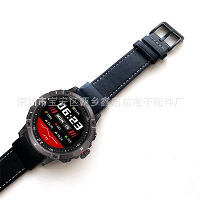 适配北斗手表syntime2 pro智能手表真皮休闲时尚商务快拆表带23mm