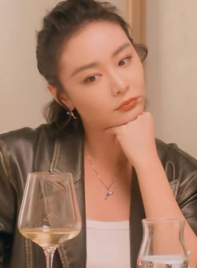 亲爱的仇敌罗曼同款耳环Y型耳钉项链气质百搭高级感小众项链耳坠