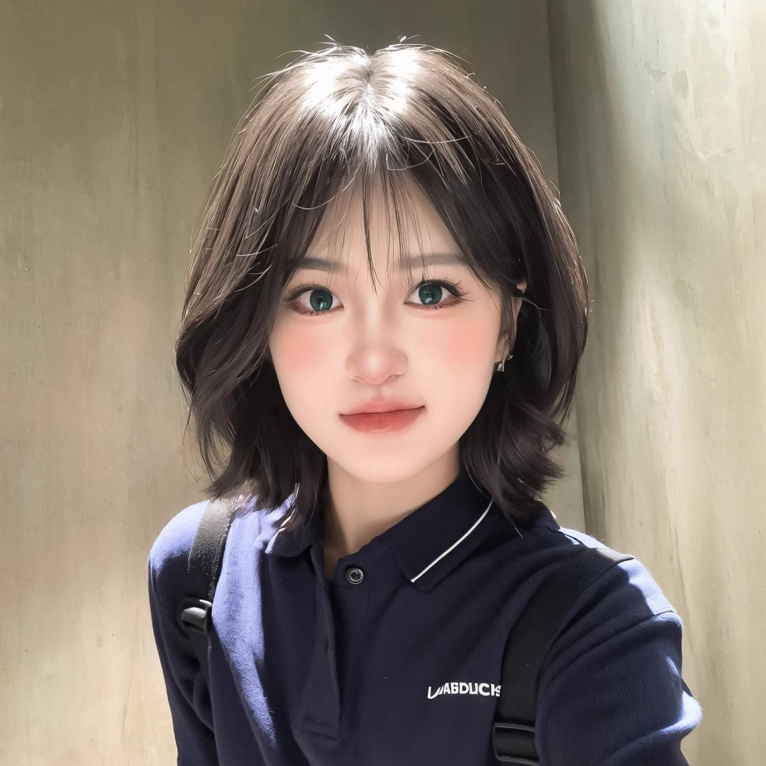 假发女短发夏天薄款蓬松减龄空气刘海短卷发自然仿真发整顶全头套