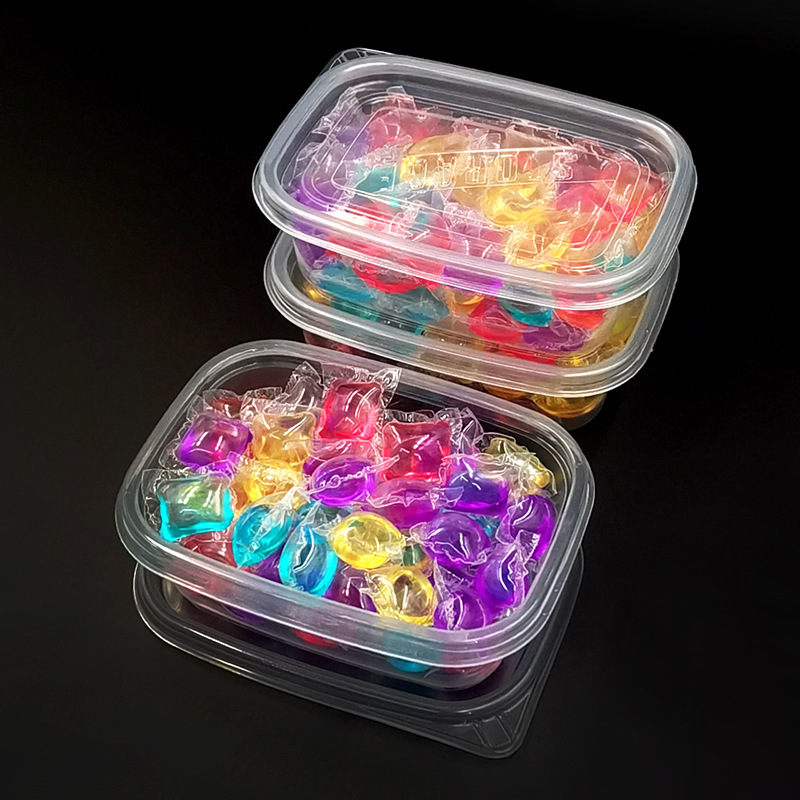 彩色洗衣凝珠洗衣液柔顺剂凝露水凝珠洗衣机浓缩洗衣留香凝珠