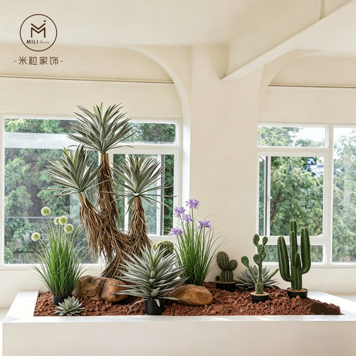 高级仿真仙人掌沙生植物造景摆件