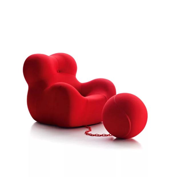 Northern Europe designer Stereotype Single Sofa chairs originality stripe Red Chair villa Open Houses B&B deck chairin the Residential furniture , Designer Furniture (NEW) , Chair  category - from Buy2taobao.com to provide professional Taobao agent buy service