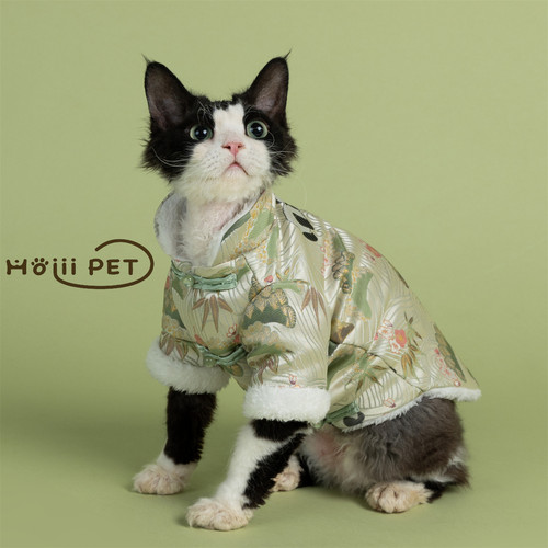 HOiiiPET熊猫新中式德文衣服