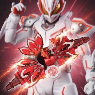 假面骑士国产现货极狐中国红限定版 DX电镀红MK9九尾狐代扣腰带