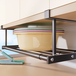 洗脸盆收纳架子浴室柜下分层盆子收纳架卫生间置物架悬挂各种神器