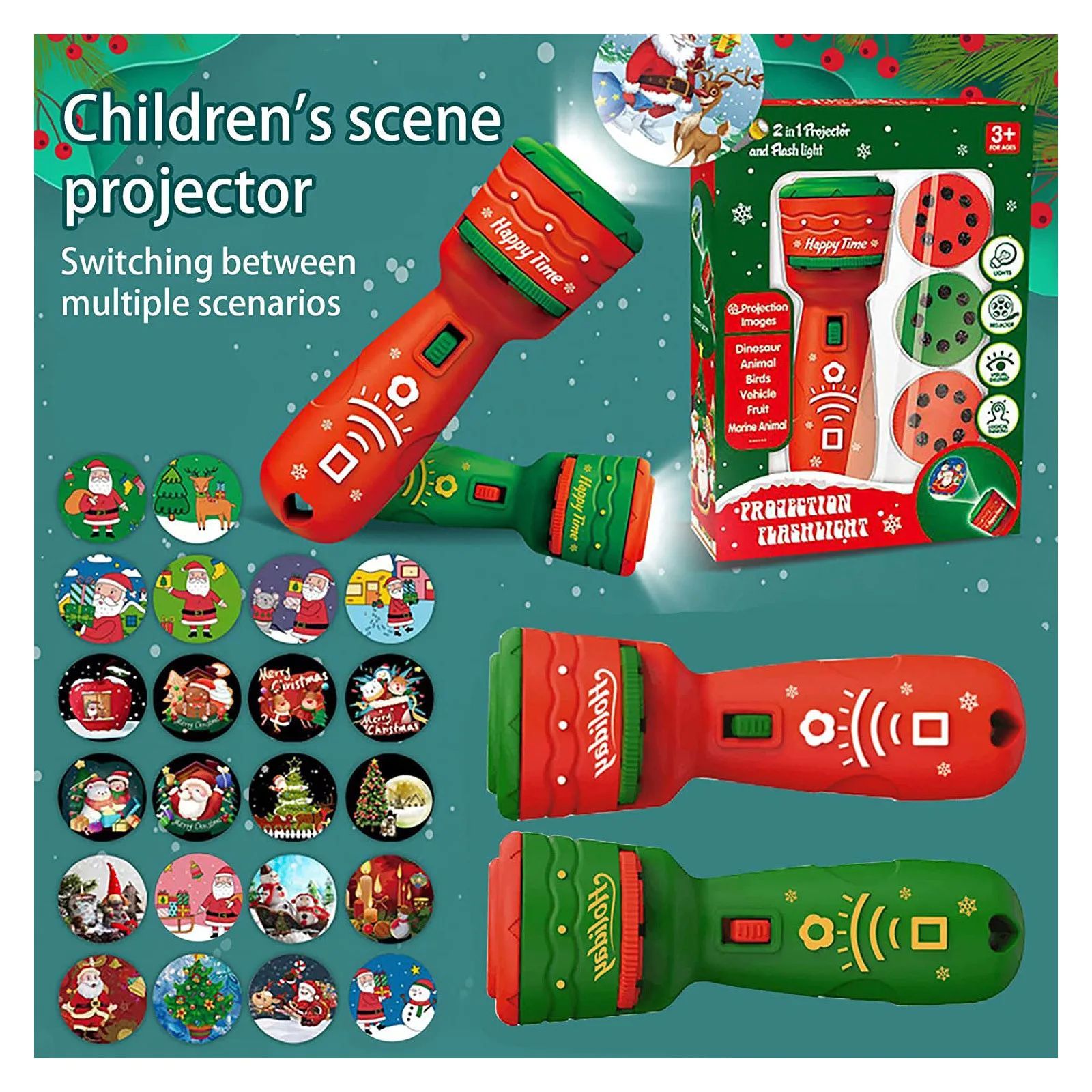 Flashlight Projector Lifelike 24 Kinds Of Design Education S