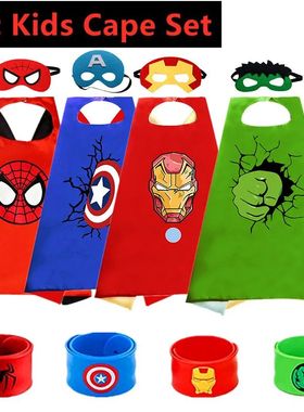 Superhero Cosplay Capes Masks Kids Cartoon Bracelets Toys Mo