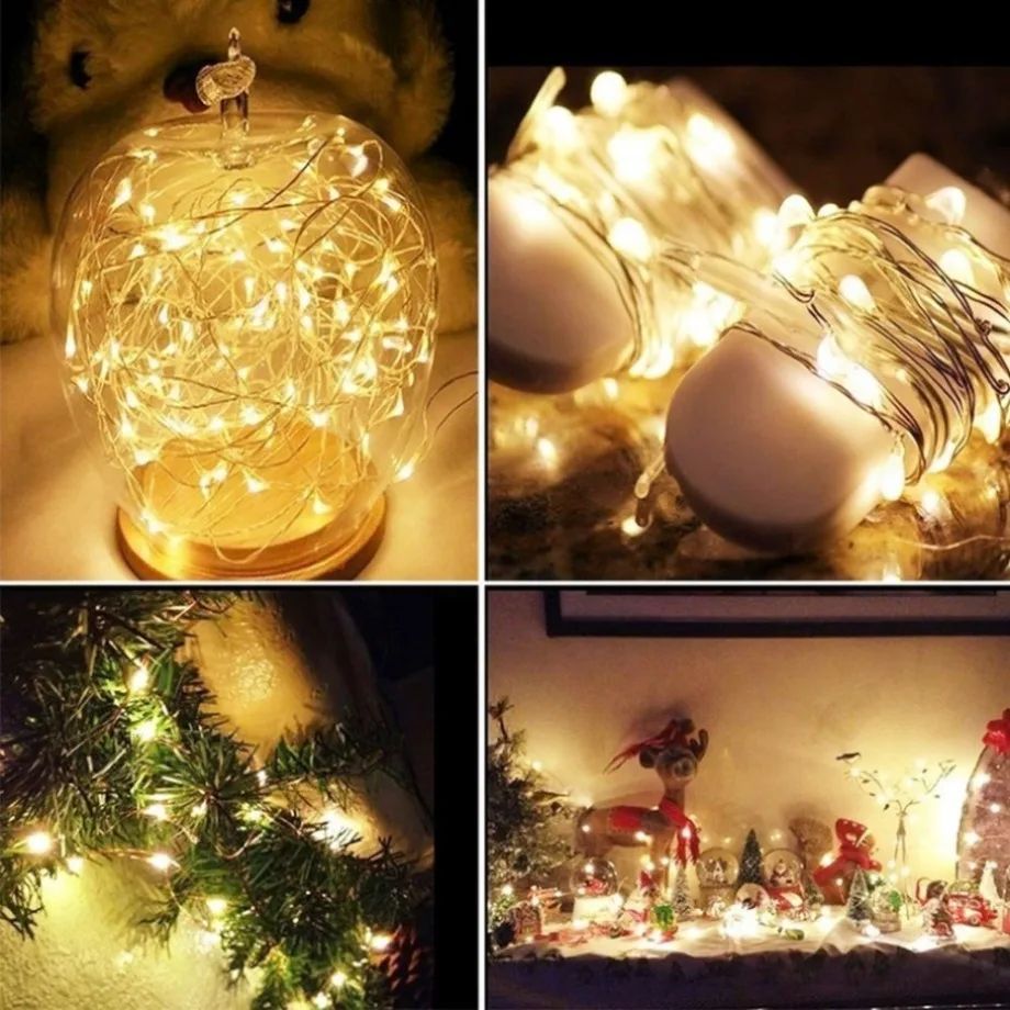 LED Copper Wire Fairy Lights Battery Powered LED String Ligh