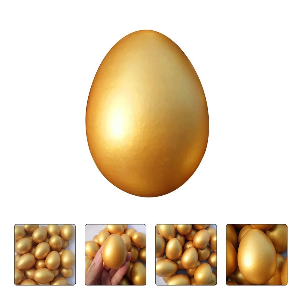 Easter Golden Eggs Ornament Festival Party Favor Decor Decor