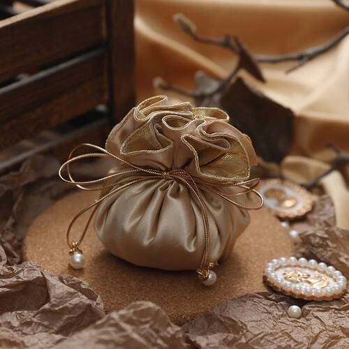 4Pcs Portable Candy Packaging Bags Exquisite Light Luxury Dr
