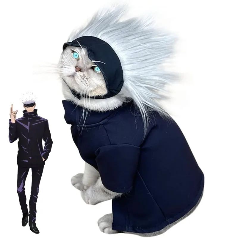 Gojo Satoru Cat Cosplay Costume Cute Pet Cartoon Costume Hal