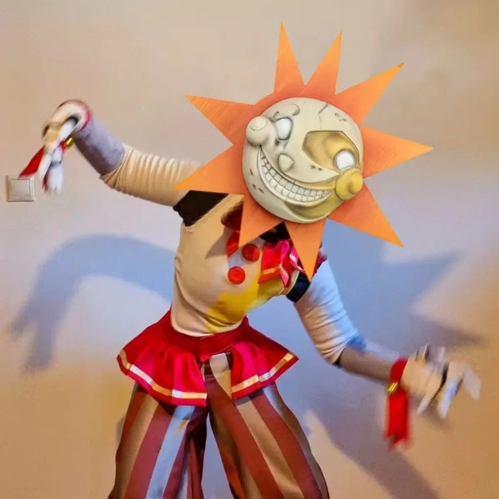 Funny Sundrop and Moondrop Mask Cosplay Costume Latex Masks