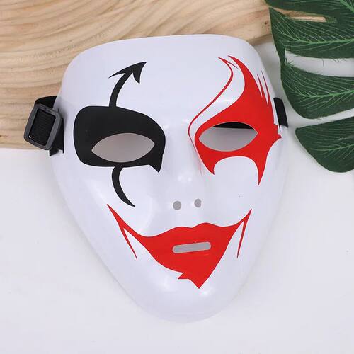 Scary White Blank Face Mask Halloween DIY Masquerade Full Fa