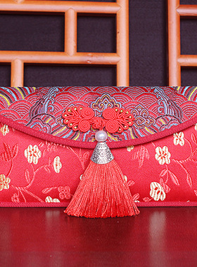 Wedding Ten Thousand Yuan Change Red Envelope Brocade Fabric
