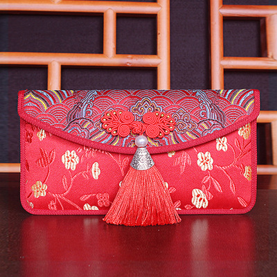 Wedding Ten Thousand Yuan Change Red Envelope Brocade Fabric