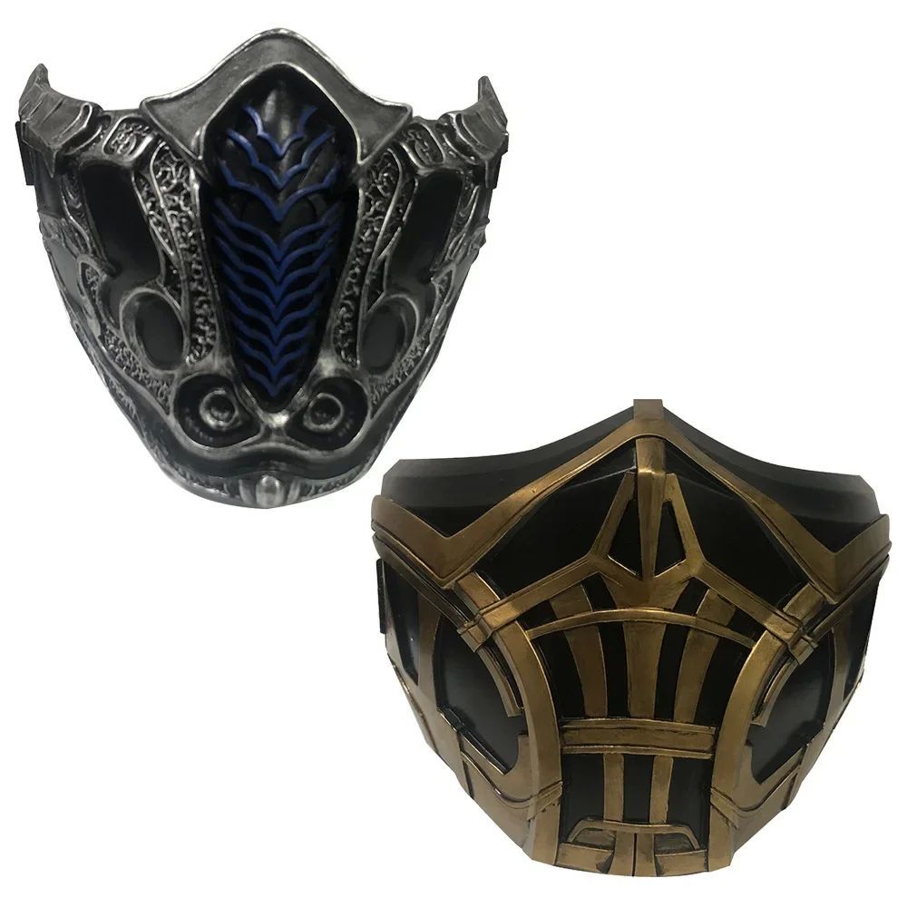 Mortal Kombat Sub-Zero Scorpion Mask Cosplay Props Resin Mas