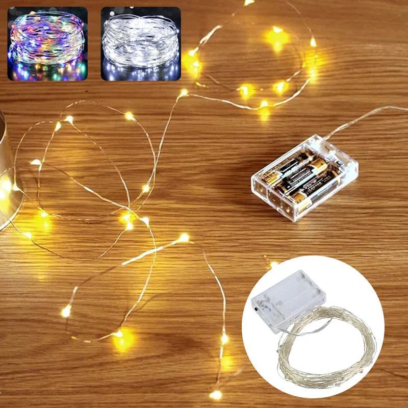 2m 3m 5m 10m Fairy Light Copper Wire Battery Operated LED St