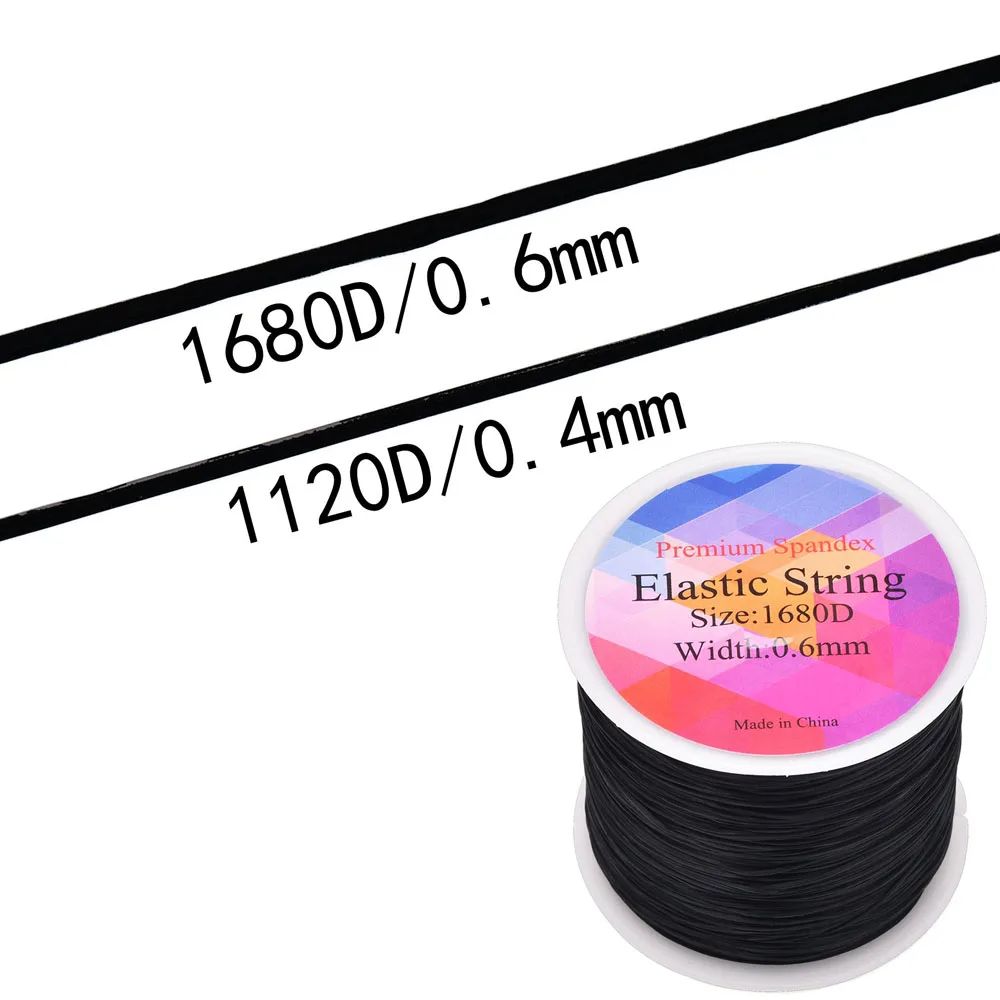 100M Elastic Thread for Wig Extension Salon String Sew Decor