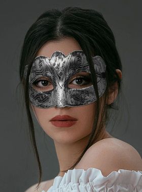 Halloween Metallic Eye Mask Women Vintage Eye Masks Party Fa