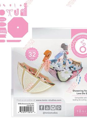 Easter Showering You with Love Die New Paper Craft Metal Cut