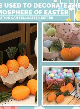 Easter Day Mini Carrot Ornament With PlantInThe Ground Innov