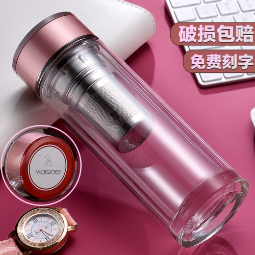 烧厚一体水晶耐高温茶水分离防漏