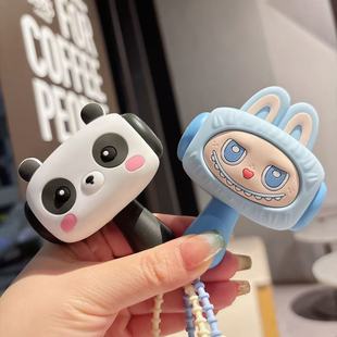 包包挂件哔哔叫小锤子钥匙扣女生可爱小礼品卡皮巴拉解压神器萌趣