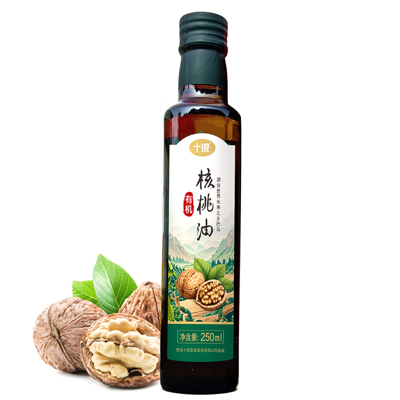 十琅有机核桃油压榨一级
