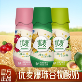 得益优麦爆珠酸牛奶225g 瓶 6燕麦低温风味发酵乳三口味可选