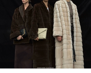 同款【贵族本纪】中古轻奢仿貂毛长短浴袍外套环保皮草女