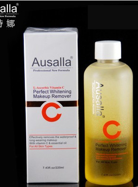 澳大利亚Ausalla奥诗娜左旋C净白透亮卸妆水液脸部眼唇卸妆无残留