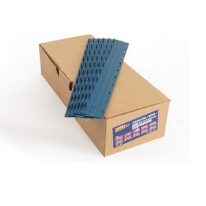 文仪易购 10孔装订机用夹条黑色压边条3-28mm文件资料打孔装订活页纸张压条50根 包邮