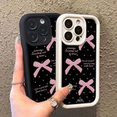 粉色蝴蝶适用苹果15promax手机壳新款 16plus防摔女全包xs潮xr保护套max 11个性 iphone14高级感13 17文艺12时尚