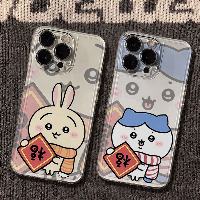 福倒乌萨奇小八适用iPhone16手机壳苹果15喜庆14Pro卡通13ProMax防摔12全包XR可爱XSMAX女新款11/8plus套新年