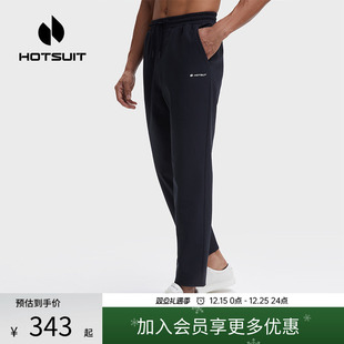 保暖休闲长裤 hotsuit后秀加厚加绒卫裤 新款 2025年冬季 男运动裤