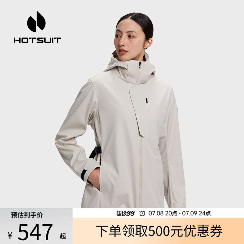 后秀防风运动风衣外套女