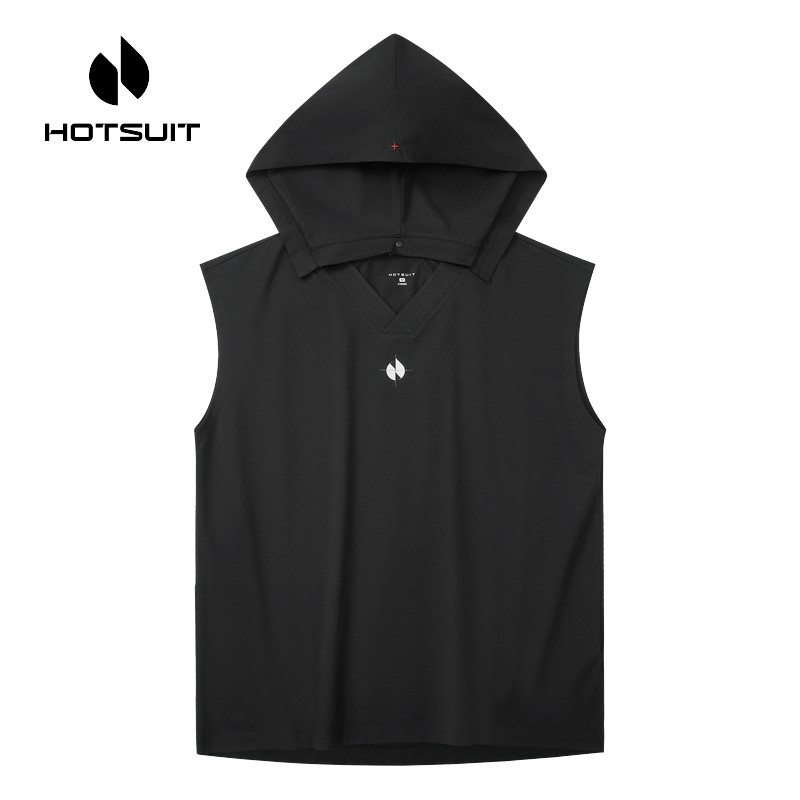 后秀无袖透气健身男士运动背心