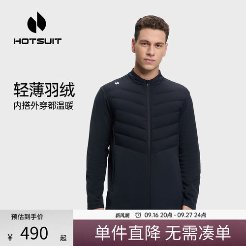 后秀轻便保暖通勤男士羽绒服