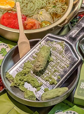 新鲜山葵研磨器仪式感烤肉店厨房工具大号磨蒜器姜擦蒜酒店烘焙用