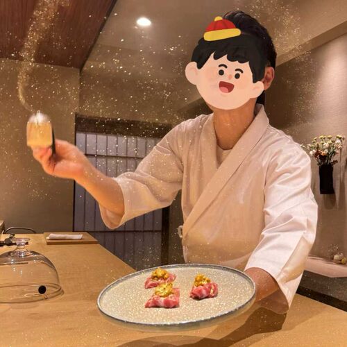 分子美食分子料理日本料理寿司仪式感撒粉工具气囊长管金粉喷瓶壶