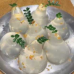 网红同款8连15连雪梨果冻硅胶模具慕斯蛋糕立体烘焙夏季甜点造型