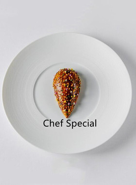 水滴螺纹大号橄榄肌肉法餐硅胶矽胶模具创意菜西餐位上烘焙磨具