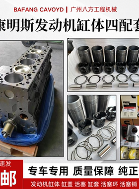 康明斯B3.3/4D95/6D102/107/114/6CT8.3发动机中缸缸体缸盖四配套