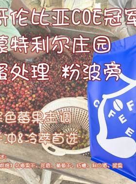 【Leo's Coffee】哥伦比亚COE冠军庄园蒙特利尔蜜处理粉波旁咖啡
