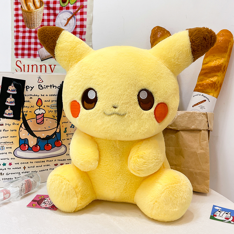 可爱皮卡丘玩偶公仔毛绒玩具儿童陪睡觉抱枕布娃娃男女孩生日礼物
