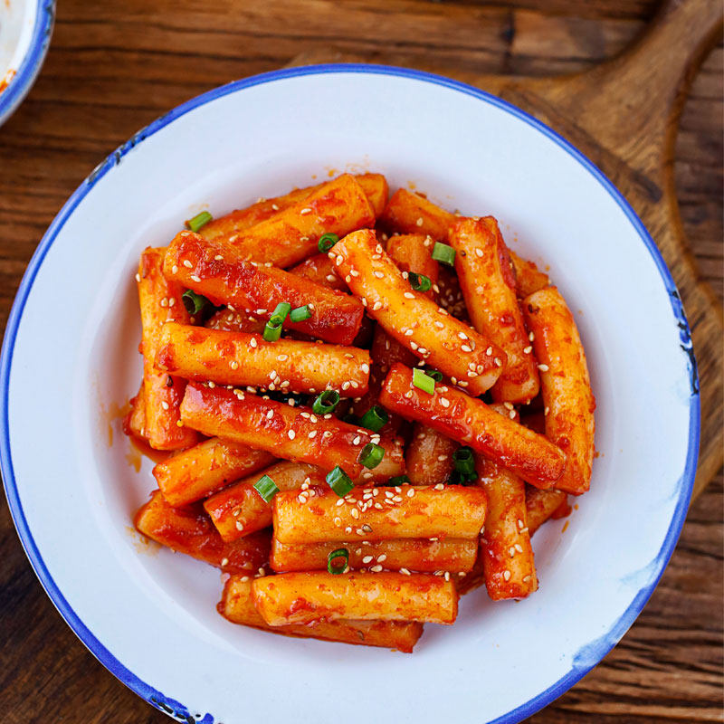 淞都特选韩式炒年糕条速食配酱 带手工甜辣香辣炒年糕酱食品美食