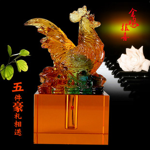 胎毛纪念品diy宝宝婴儿脐带胎毛章胎发制作鸡年胎毛印章纪念礼品